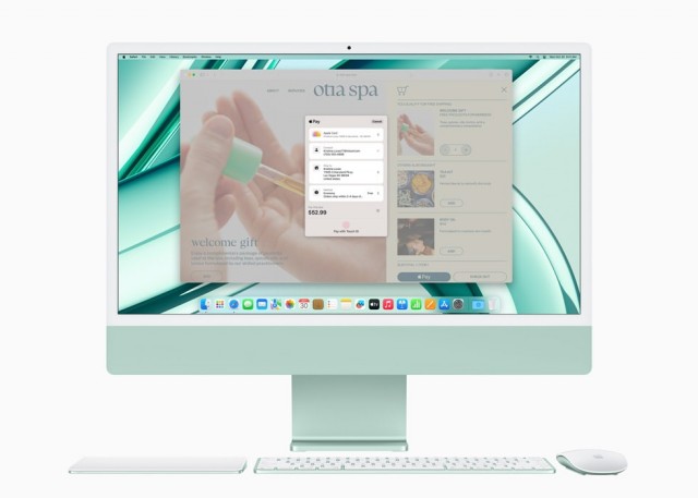 苹果发布搭载M3芯片的24英寸iMac 售价10999元起