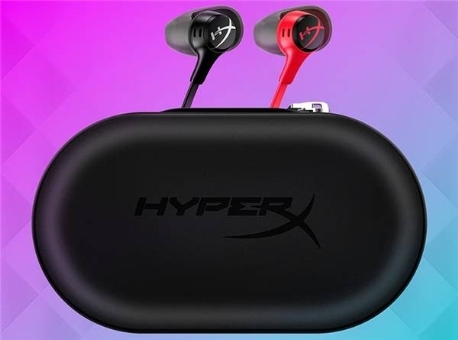 炎天暑月清凉出街 HyperX云雀2入耳式游戏耳机 - 