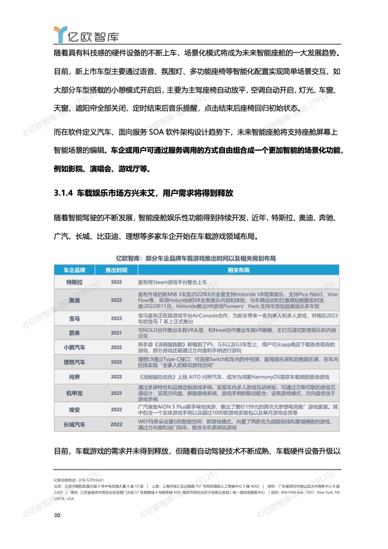 亿欧智库：2022-2023年中国智能座舱功能需求发展白皮书（附下载）