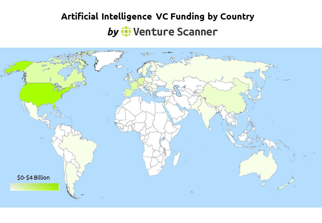 Venture Scanner：2016年第一季度人工智能创业和投资分析