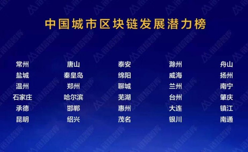 链塔智库：2019中国区块链城市30强榜单发布