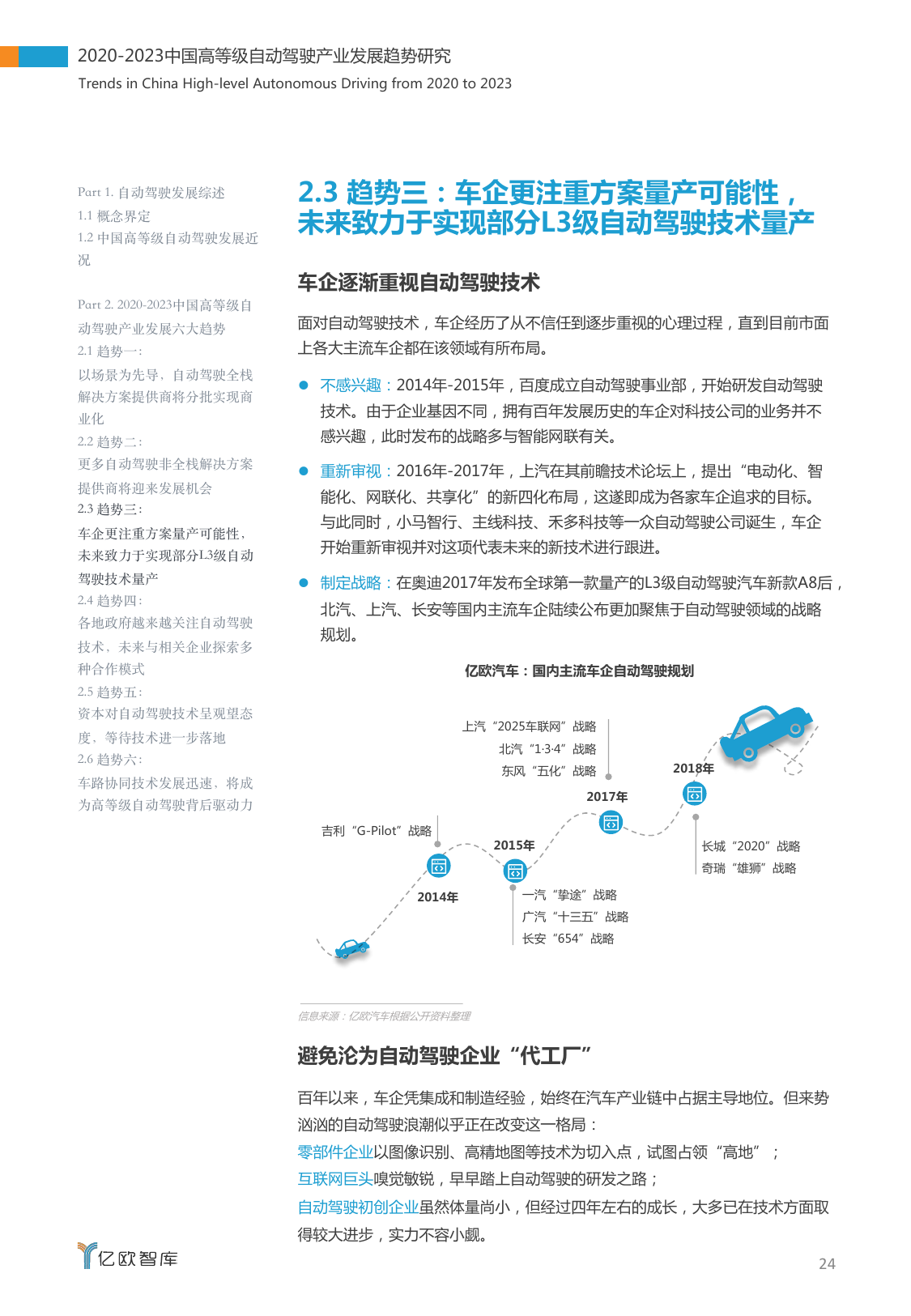 亿欧智库：2020-2023中国高等级自动驾驶产业发展趋势研究（附下载）