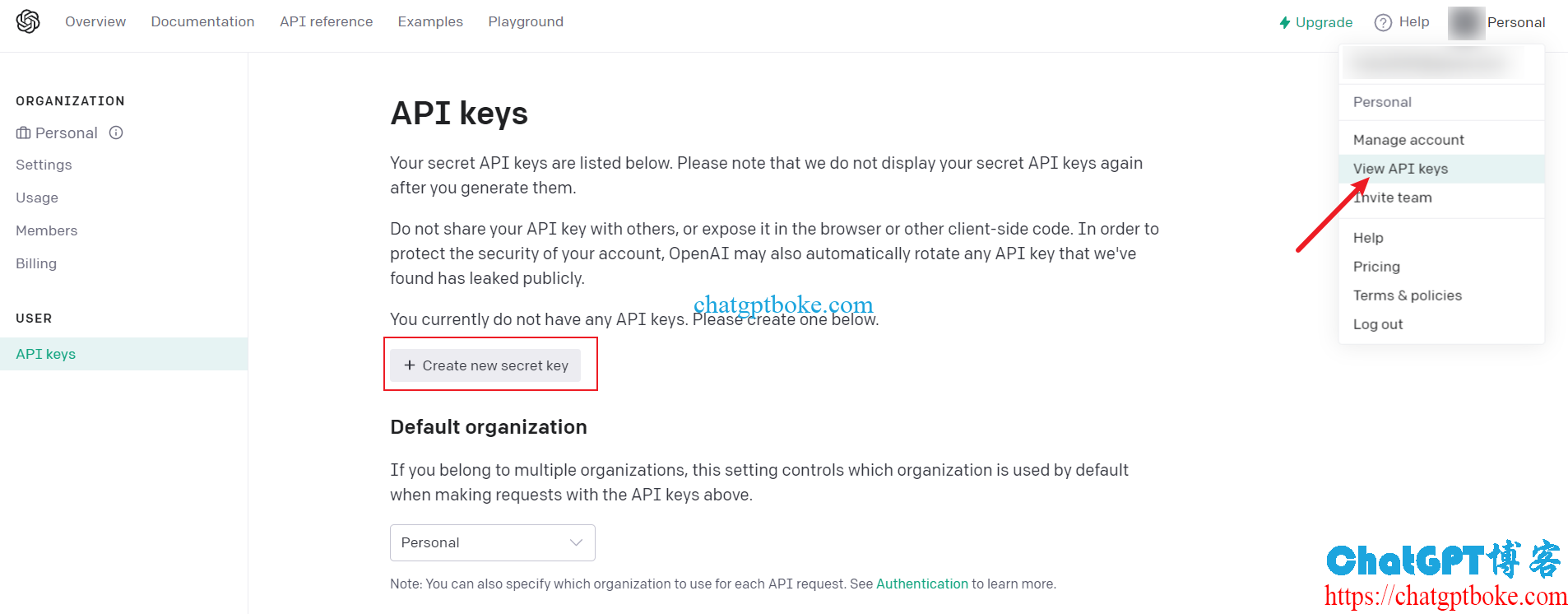 OpenAI ChatGPT API是什么？ChatGPT API keys申请教程