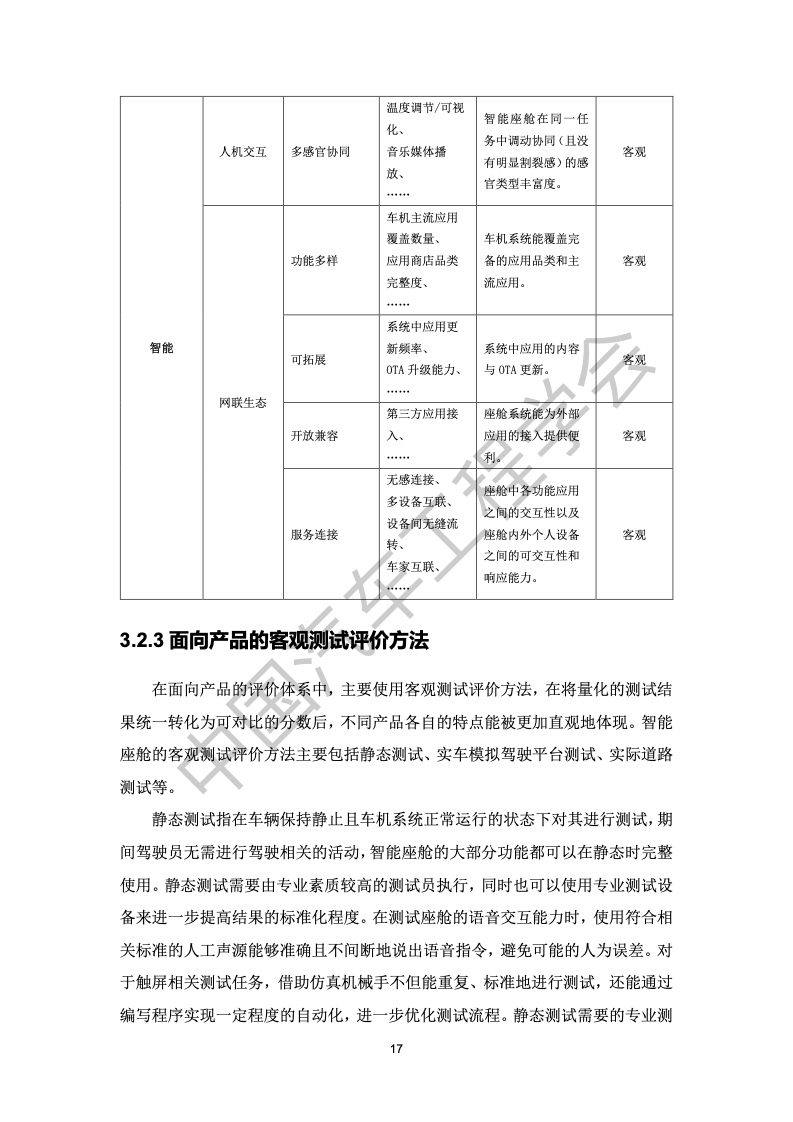 中国汽车工程学会：汽车智能座舱分级与综合评价白皮书（附下载）