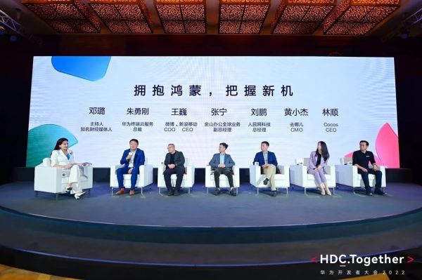 HDC 2022松湖对话：拥抱鸿蒙，把握万物互联新机遇 - 