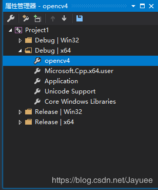 VS2019属性管理器没有Microsoft.Cpp.x64.user的解决办法