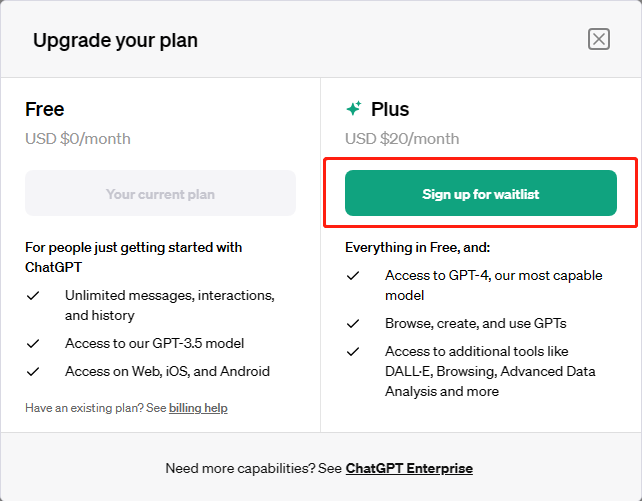 OpenAI暂停新的ChatGPT Plus订阅升级怎么办?高科技找回隐藏的ChatGPT Plus升级接口！-VPS