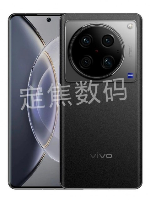 vivo X100 Pro渲染图曝光：采用1.5K曲面屏+硕大后置相机模组