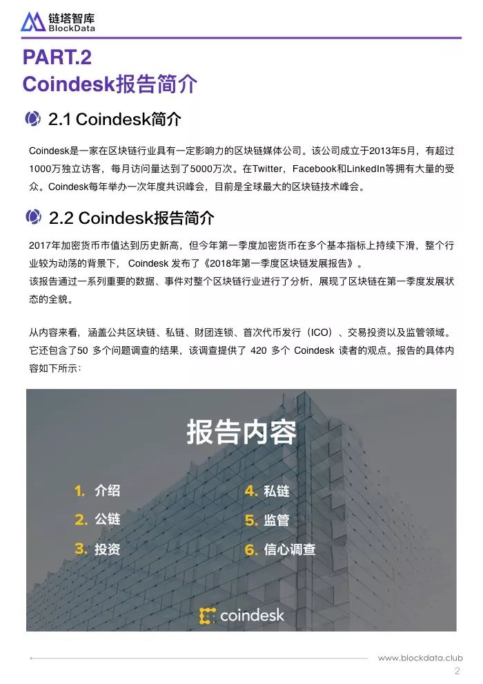 深度解读Coindesk一季度区块链报告：三原因致加密货币处于熊市