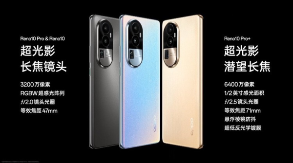 全系标配超光影长焦！OPPO Reno10系列发布，售价2499元起 - 