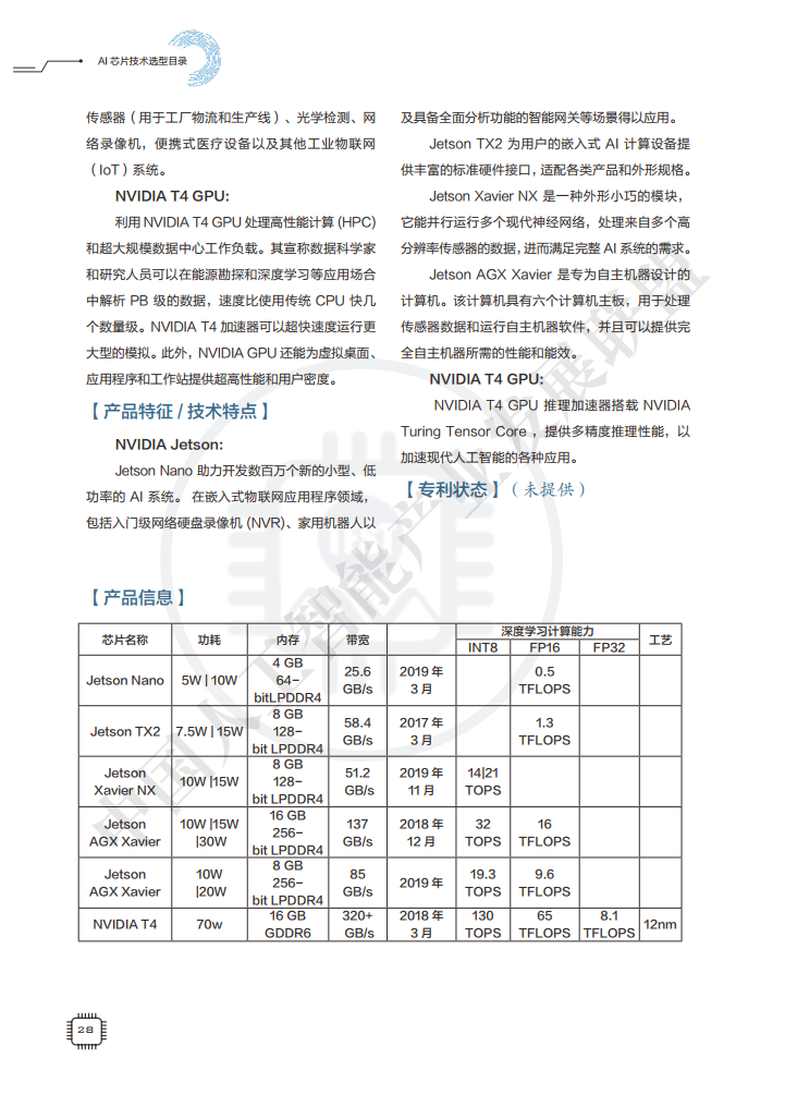 AIIA发布业界权威AI芯片目录集：AI芯片技术选型目录（附下载）