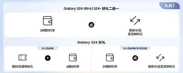 三星商城限时优惠4999元起 三星Galaxy S24系列正式开售 - 