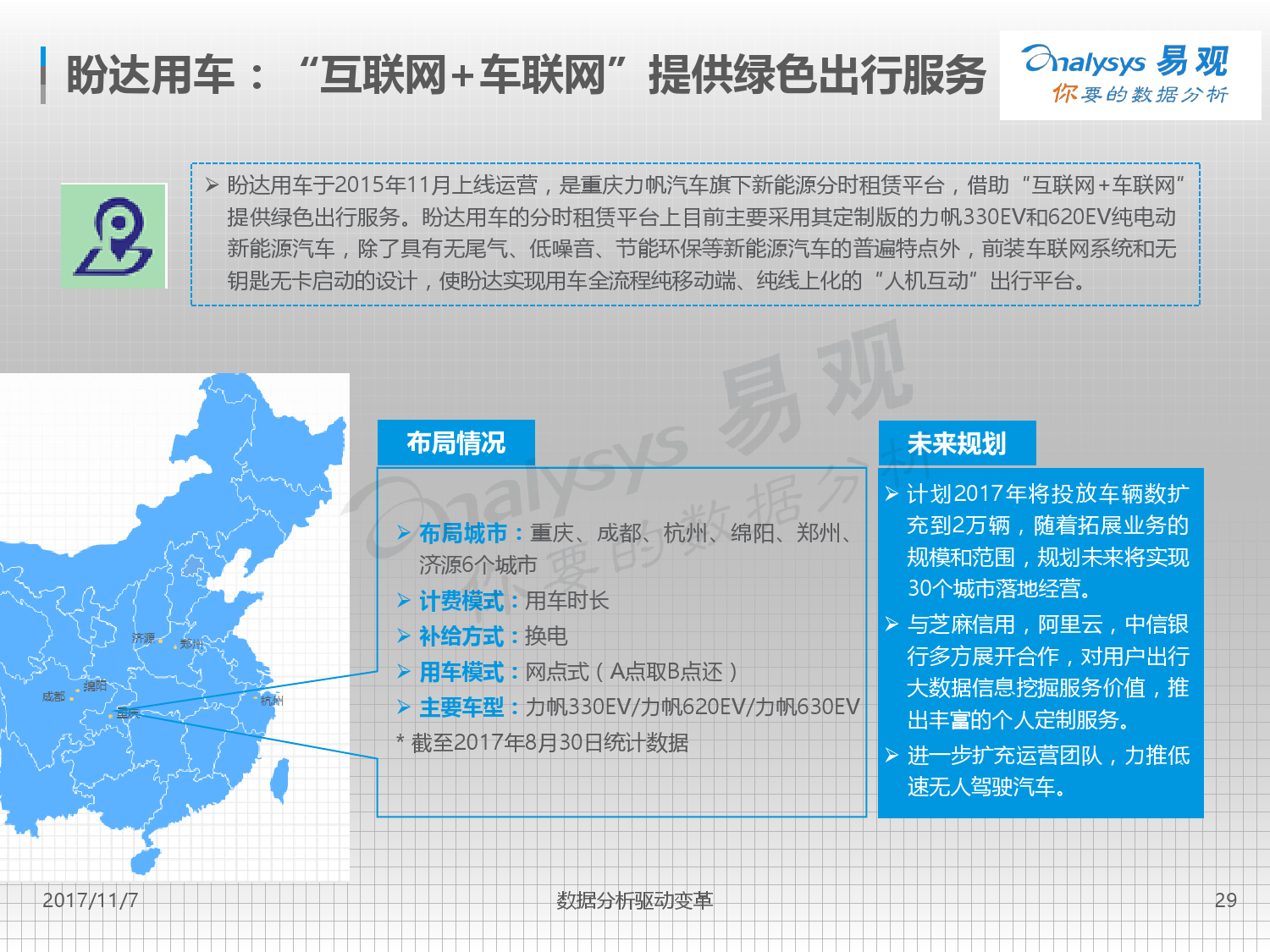 易观：2017中国互联网汽车分时租赁市场专题分析（附下载）