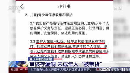 小红书回应审核漏放 将启动新一轮未成年治理专项 - 