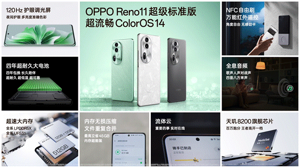 OPPO发布Reno11系列2499元起售