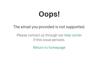 注册ChatGPT时提示Oops!The email you provided is not supported.的原因和解决办法-我