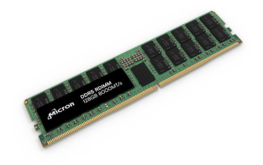 美光推出基于32Gb单裸片的128GB DDR5 RDIMM 内存