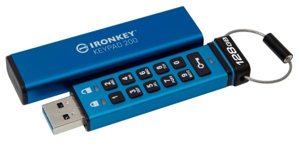 金士顿推出IronKey Keypad 200硬件加密USB闪存盘 - 