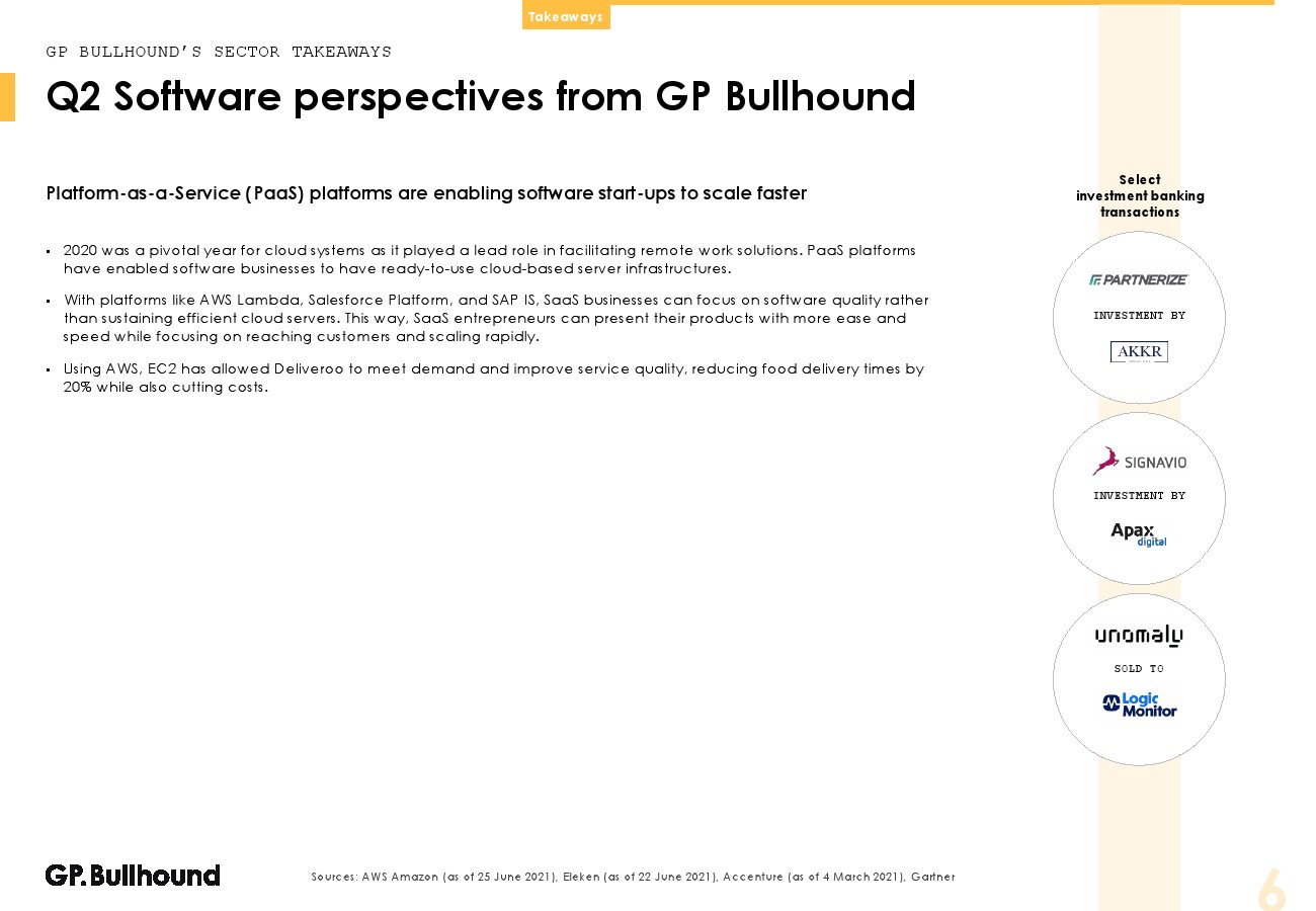 GP Bullhound：2021年Q2软件行业报告