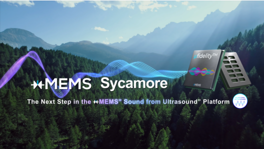 xMEMS推出革命性1毫米超薄全频MEMS微型扬声器Sycamore