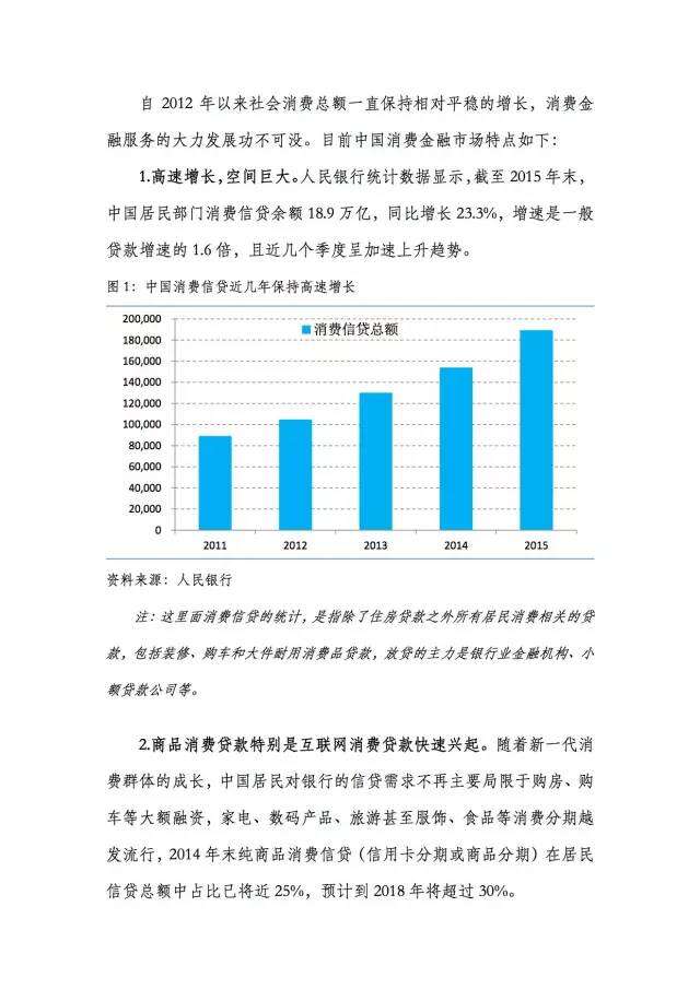 蚂蚁金服研究院：2016年中国消费金融趋势报告