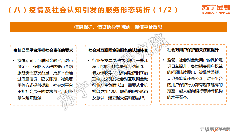 苏宁金融研究院：2020年度互联网金融行业总结报告（附下载）