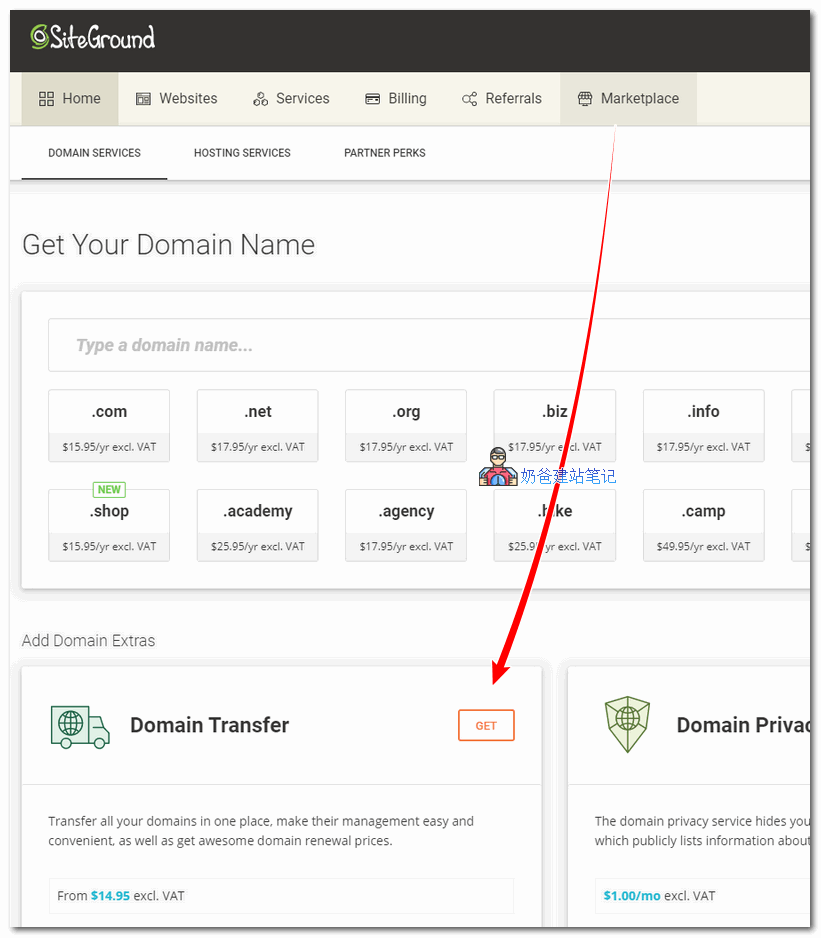 怎么把域名转移到SiteGround（域名Transfer教程）