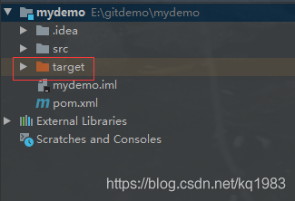 关于target目录在idea没显示的问题 - 