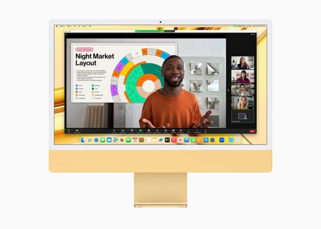 苹果发布搭载M3芯片的24英寸iMac 售价10999元起