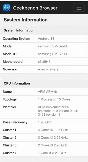 Exynos 2400版三星Galaxy S24+跑分公布：不及骁龙8 Gen3版