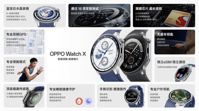 OPPO首款圆表OPPO Watch X发布，售价2299元起