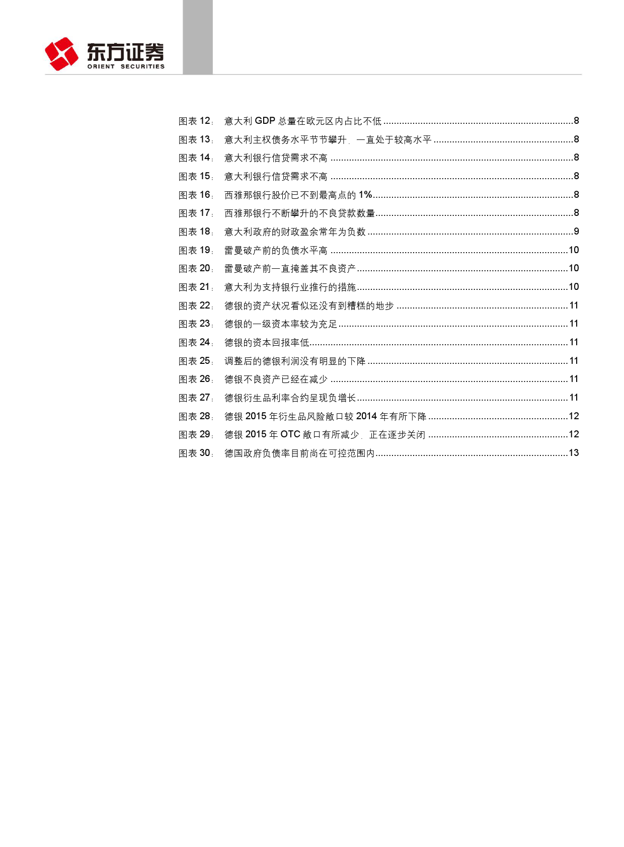 东方证券：欧洲银行业的雷曼时刻？（附下载）