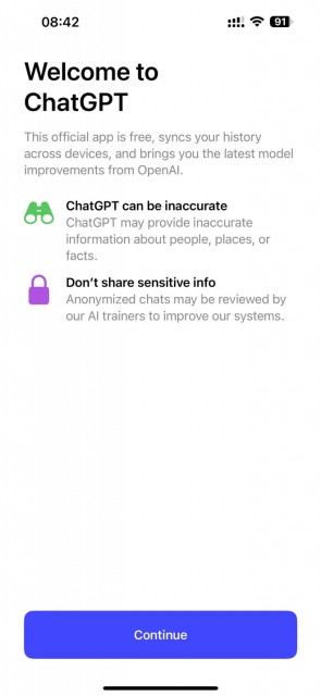 ChatGPT正式上线iOS：可同步网站版信息 但iPhone烫的不行