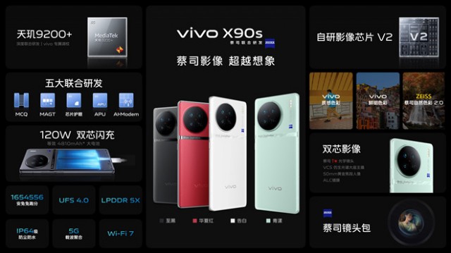 影像性能设计全面焕新 vivo X90s正式发布 3999元起售