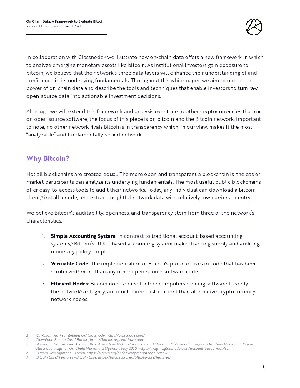 ARKInvest：评估比特币框架