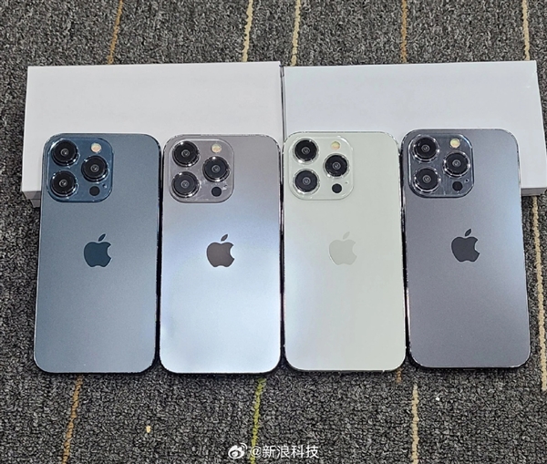 iPhone 15系列最新机模曝光：Pro版新增深蓝/泰坦灰两款配色