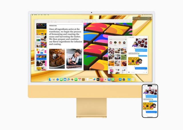 苹果发布搭载M3芯片的24英寸iMac 售价10999元起