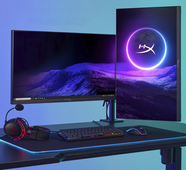 165Hz+1ms 流畅体验视觉盛宴 HyperX Armada星舰27游戏显示器 - 