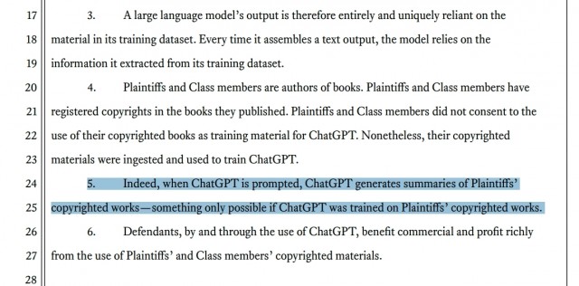 ChatGPT又陷版权风波：两位恐怖小说作家起诉OpenAI盗用自己作品用于训练