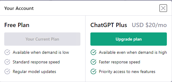 2023年ChatGPT、OpenAI注册付费购买教程-我