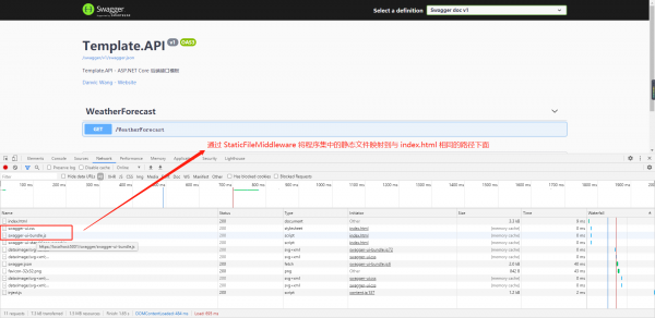 在asp.netcore的中间件中返回具体的页面的实现方法