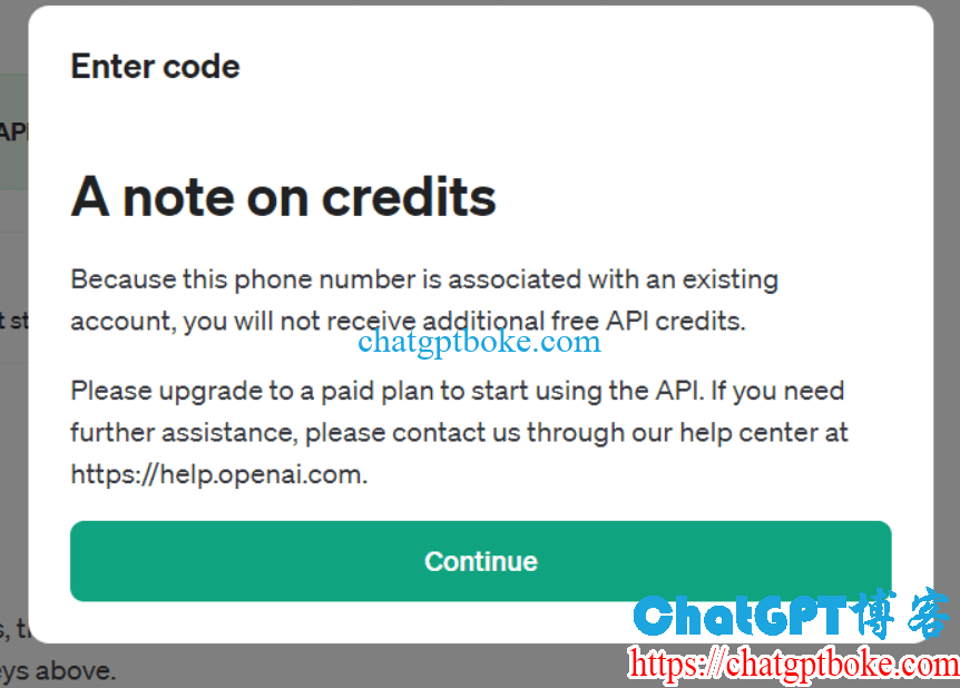 OpenAI API在使用前必须绑定手机号怎么办Verify your phone number to create an API key