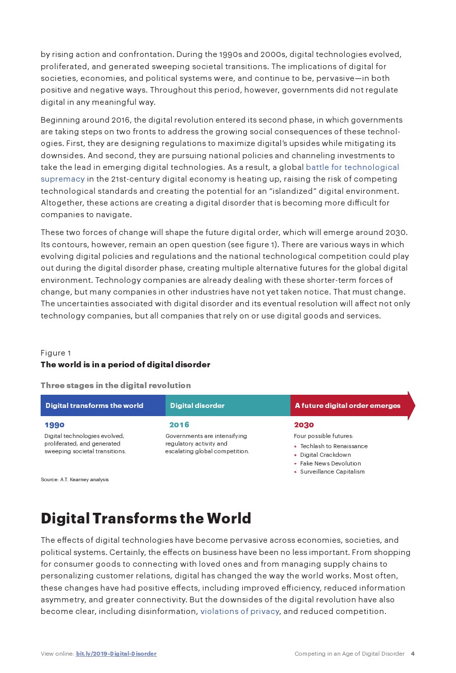 A.T. Kearney：数字时代的竞争