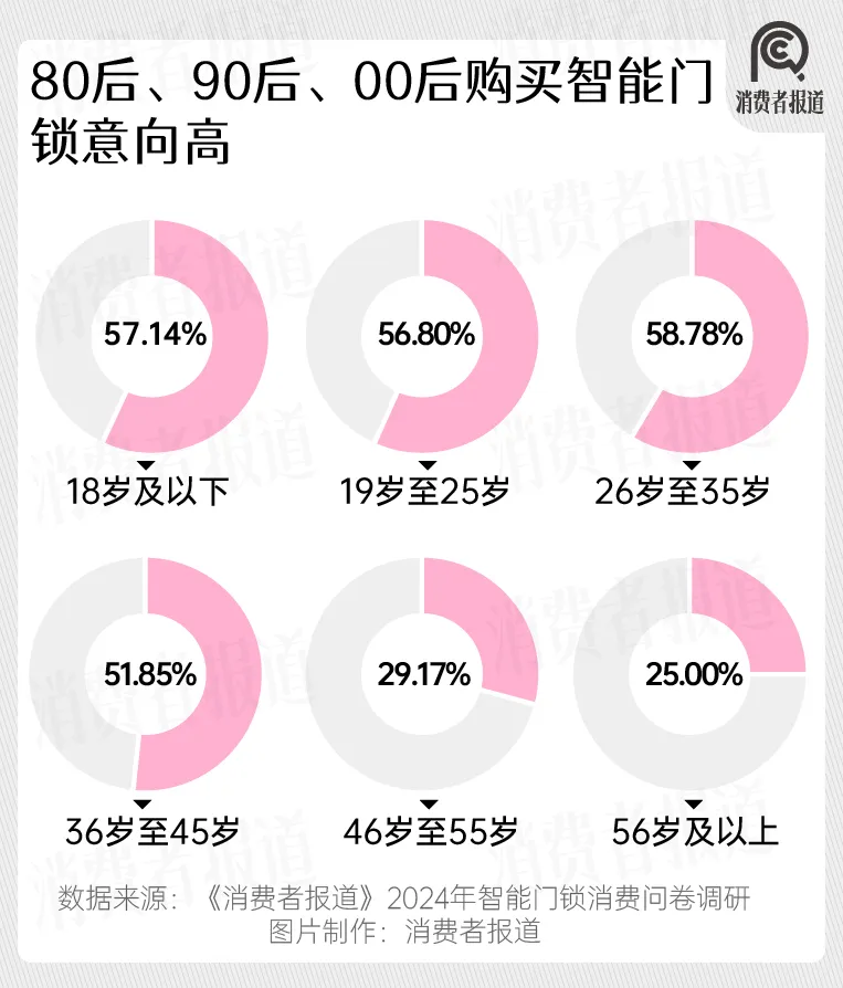 2024年智能门锁报告:年轻群体满意度过半,德施曼与小米、华为共同位列前五 - 