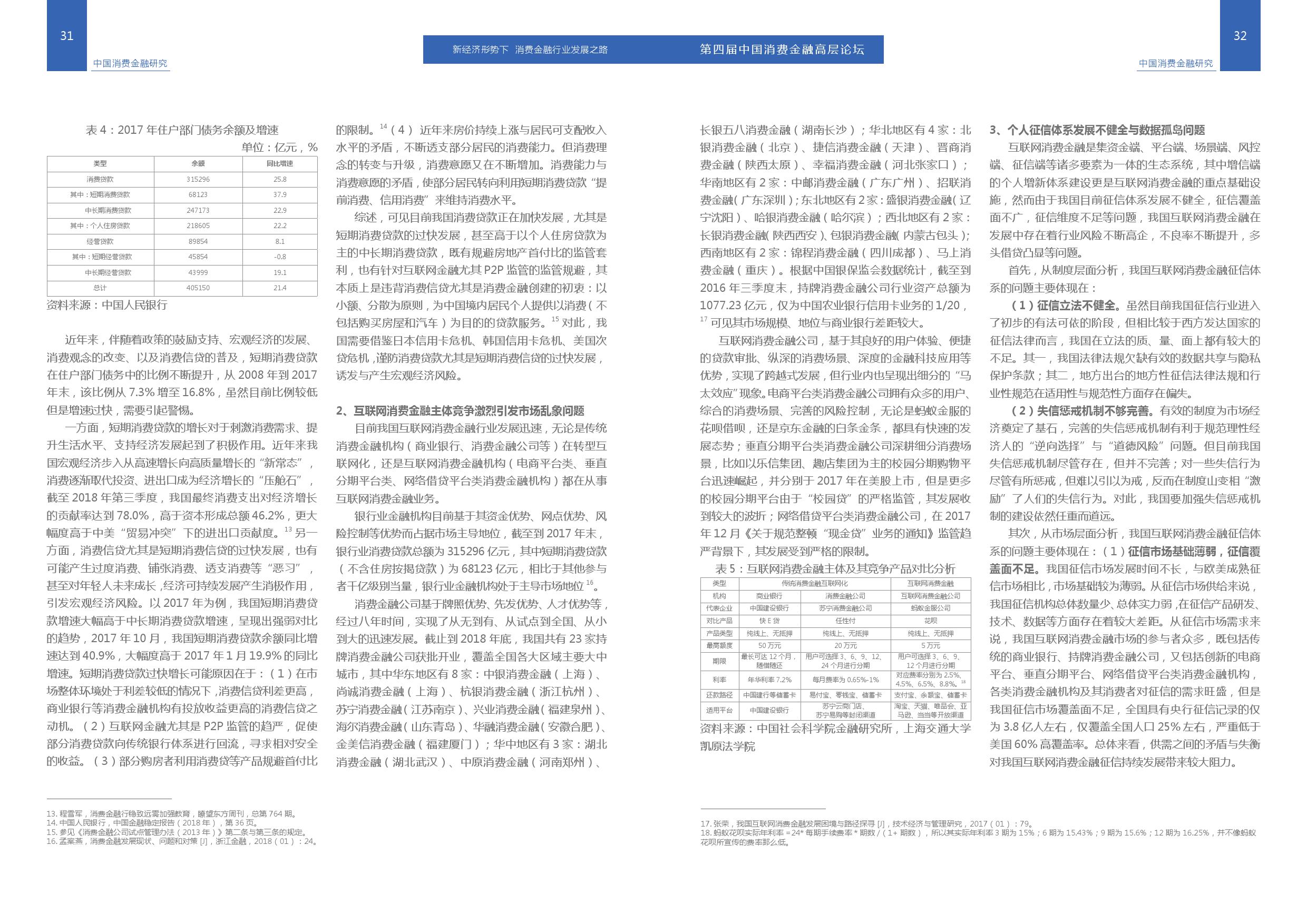 清华大学：2018中国消费信贷市场研究