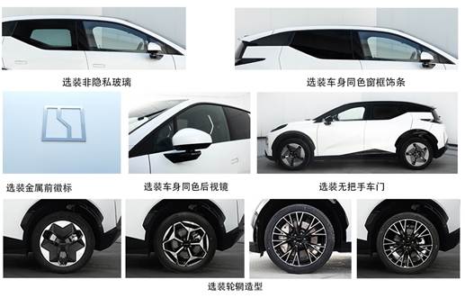 极氪ZEEKR X申报信息曝光：定位紧凑型纯电SUV 两种动力可选