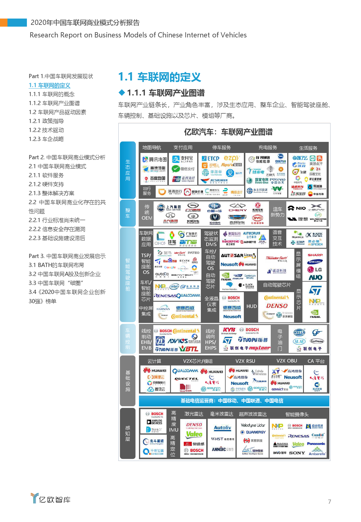 亿欧智库：2020中国车联网商业模式分析报告（附下载）