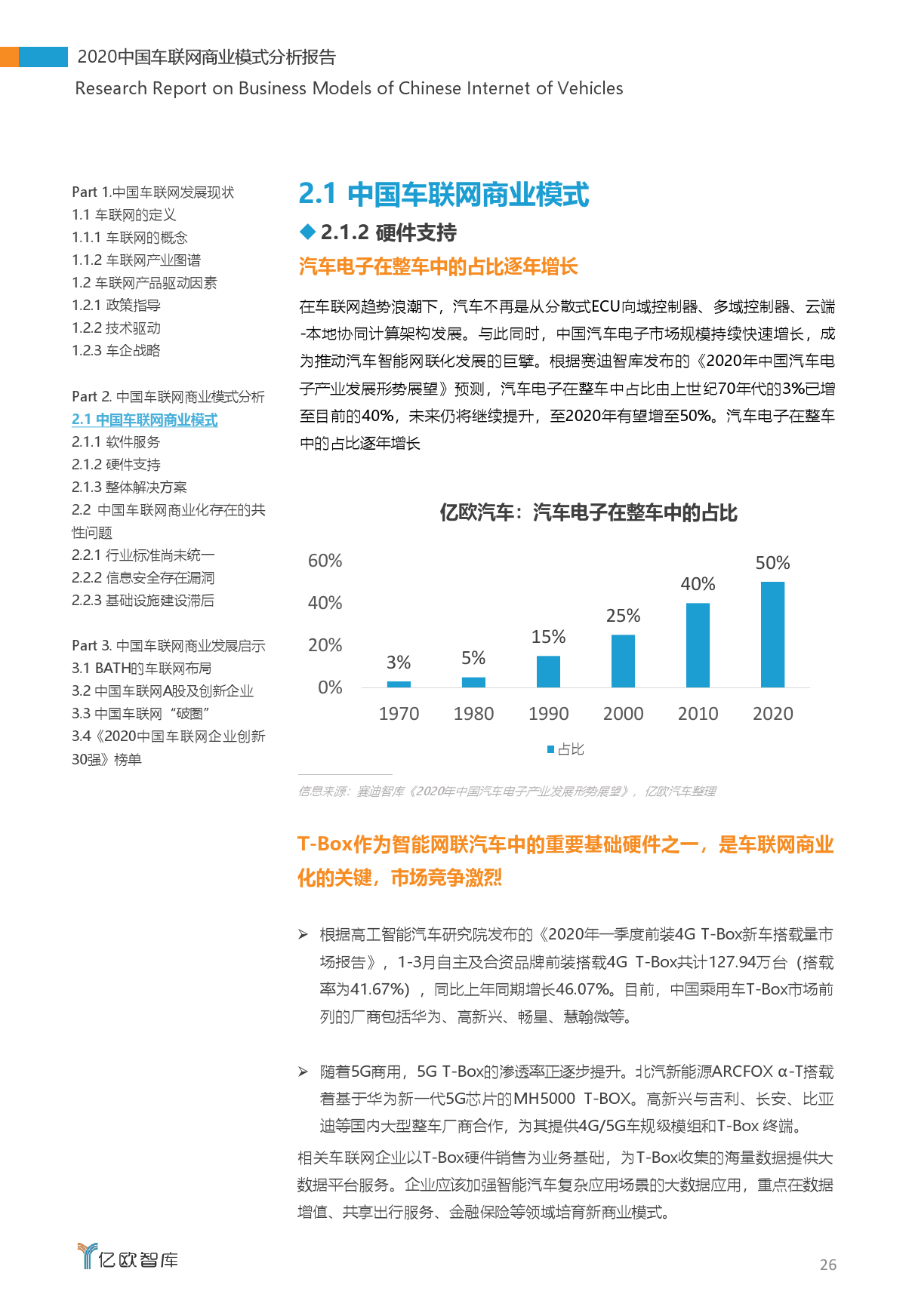 亿欧智库：2020中国车联网商业模式分析报告（附下载）