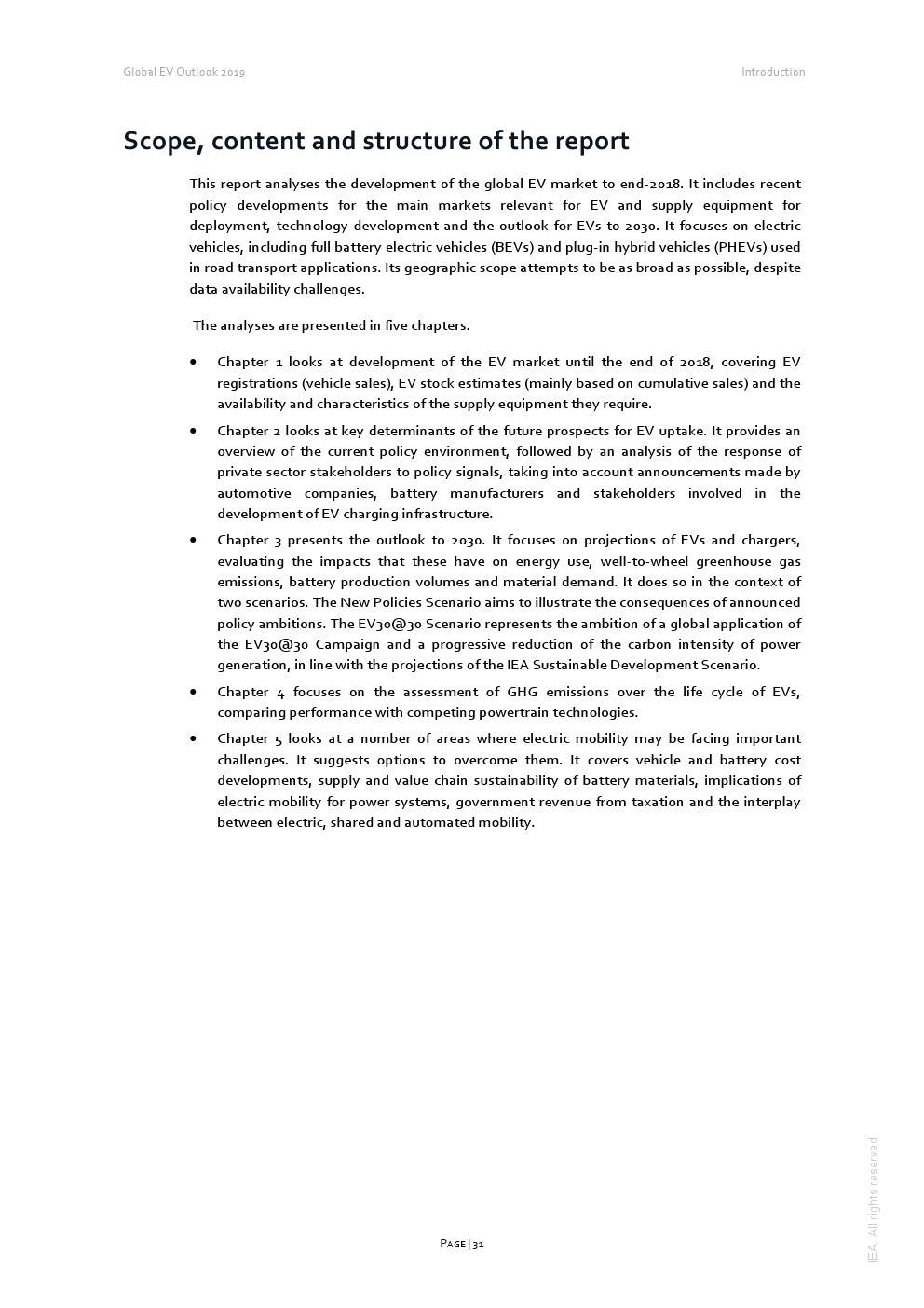 IEA：2019年全球电动汽车报告